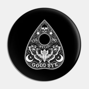 Ouija Planchette Board. Night Moth Pin