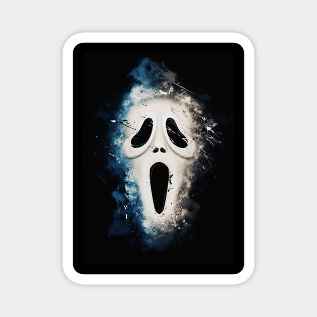 Scream Mask Magnet by Durro