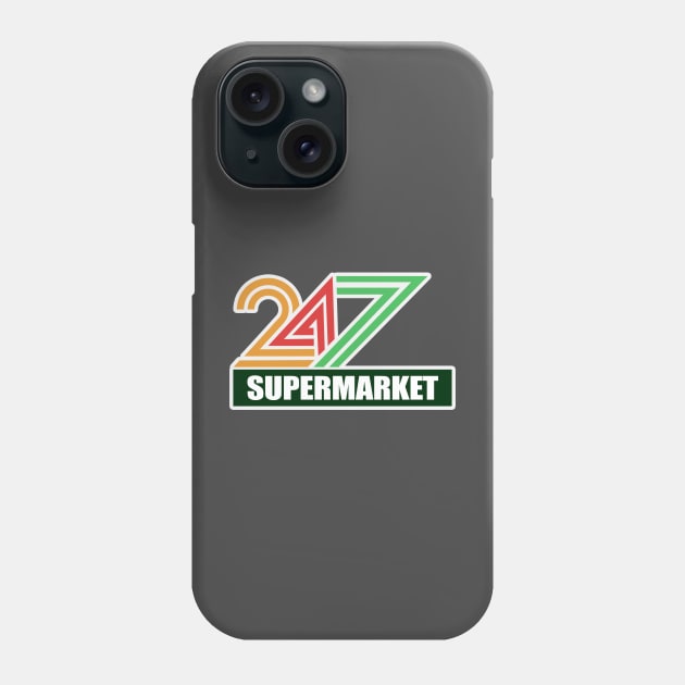 24 7 SuperMarket Phone Case by Destro