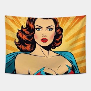 Pop -  Super Woman Tapestry