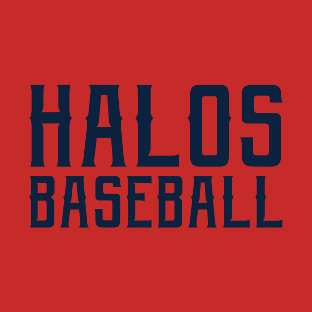 Halos Baseball by StadiumSquad