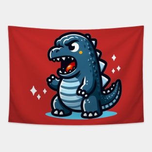 Cute Godzilla Tapestry