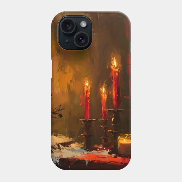 Explore Creative Joy: Holiday Art, Christmas Paintings and Unique Designs for the Season Phone Case by insaneLEDP