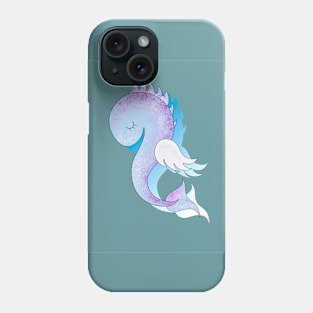 Cute sleepy fish. #design. Marine life concept. Phone Case