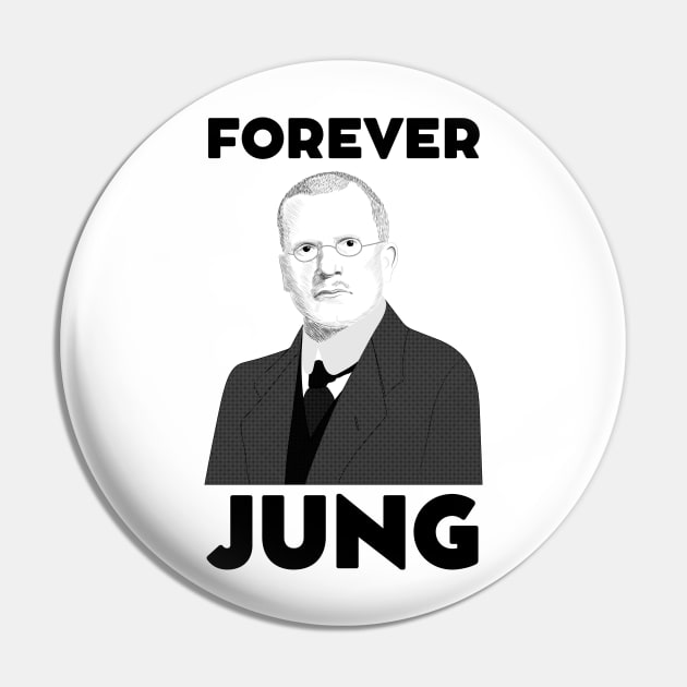 Forever Carl Gustav Jung Pin by moonlobster