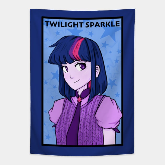 Twilight Sparkle - My Little Pony Equestria Girls Tapestry by indieICDtea