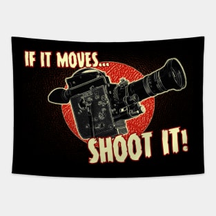 If It Moves... Shoot It! Design Tapestry