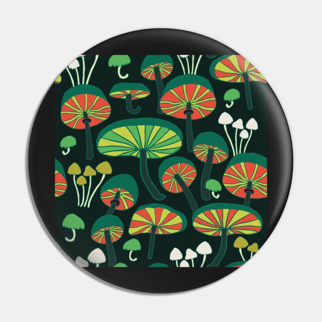 Colorful glowing mushrooms at night Pin by colorofmagic