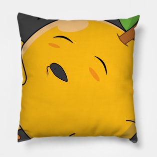 sleep orange Pillow