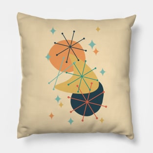 Atomic Age Mid Century Composition II Pillow