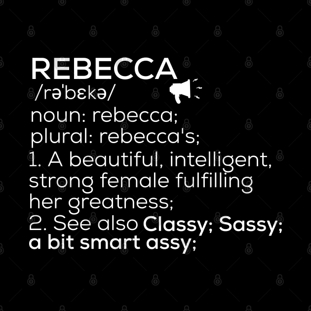 Rebecca Name Definition Rebecca Female Name by TeeLogic