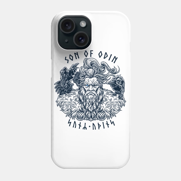 Son of Odin Phone Case by Blue Pagan