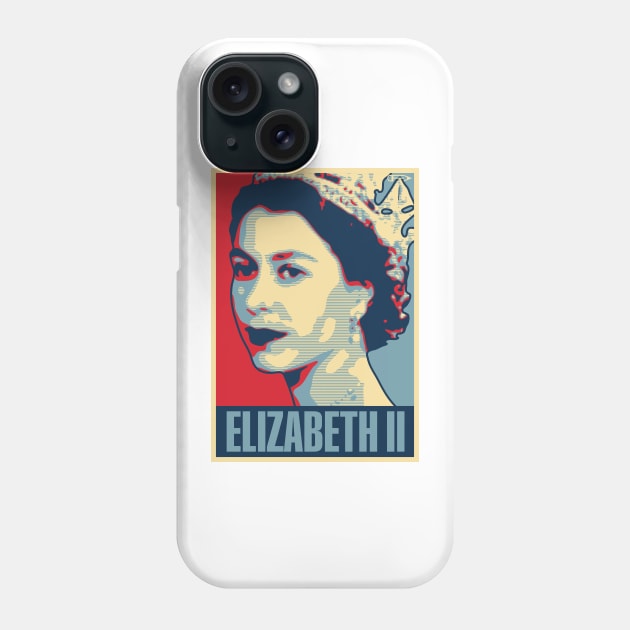 Elizabeth II Phone Case by DAFTFISH