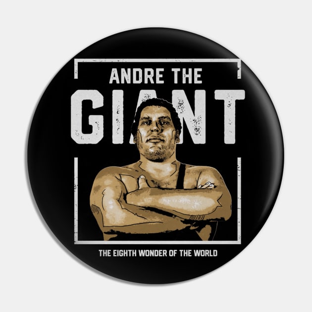 Andre The Giant Intimidation Pin by MunMun_Design