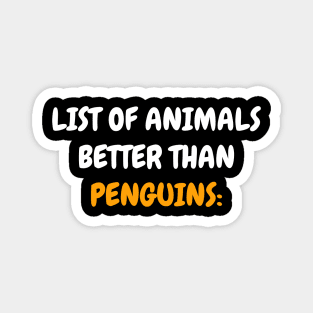 Penguins Magnet