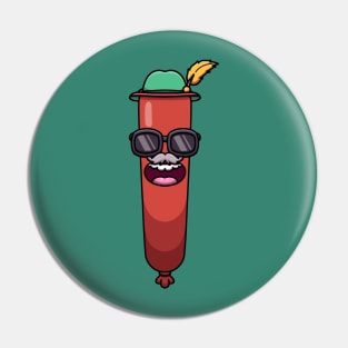 Cool Oktoberfest Sausage Pin