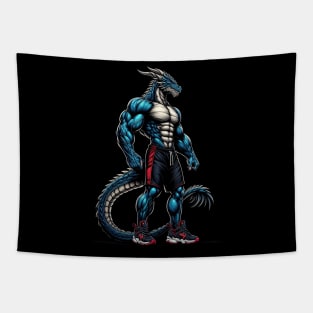 I'm Going To The Gym bodybuillding Gift, Motivation, Workout Gift,Dragon tato Tapestry