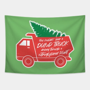 National Lampoon's Christmas Vacation Dump Truck Tapestry