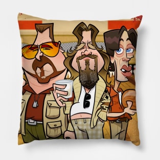 Let's Go Bowling (Grunge) Pillow