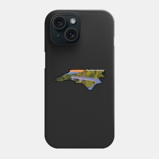 North Carolina Outline - Blue Ridge Parkway Phone Case