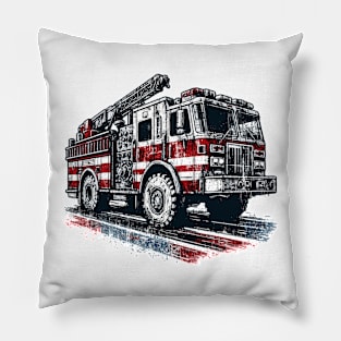 Fire Truck Pillow