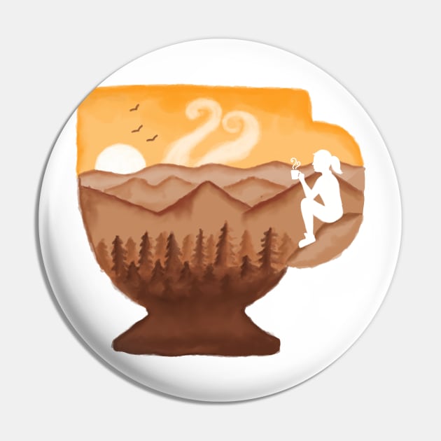 cup of coffee Pin by coffeeman