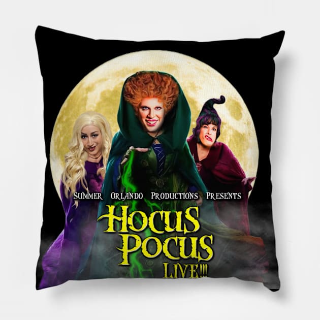 Hocus pocus Live Pillow by Summer Orlando