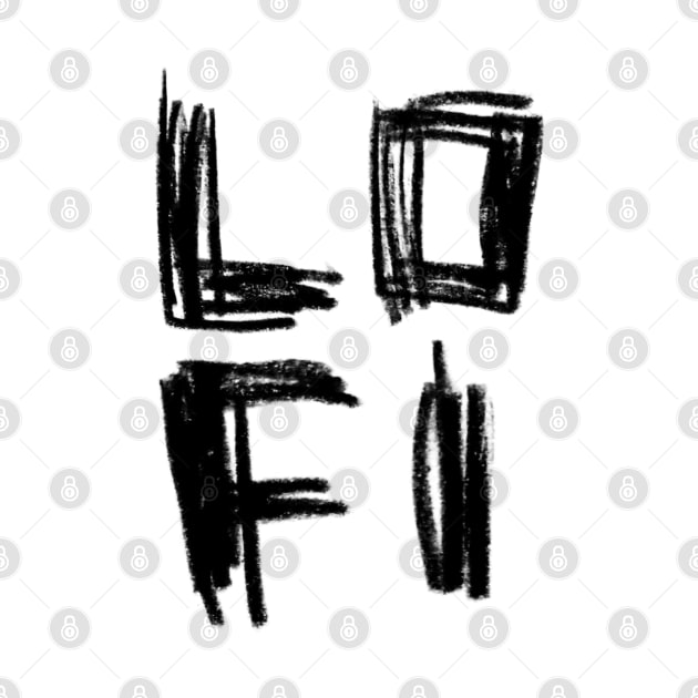 Lo Fi Typography for LOFI Aesthetic by badlydrawnbabe