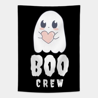 Little Cute Boo Crew Halloween Ghost Heart Tapestry