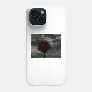 Lone Tree Against The Storm Phone Case