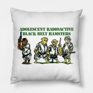 Adolescent Radioactive Black Belt Hamsters Pillow