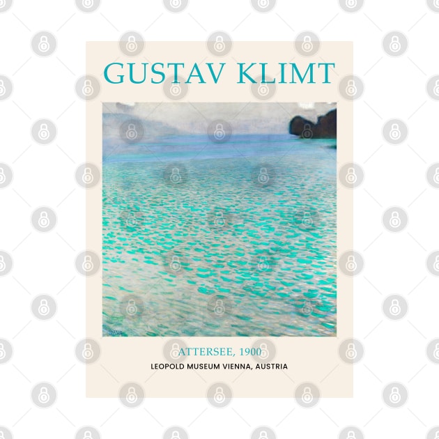 Gustav Klimt Attersee Painting by VanillaArt