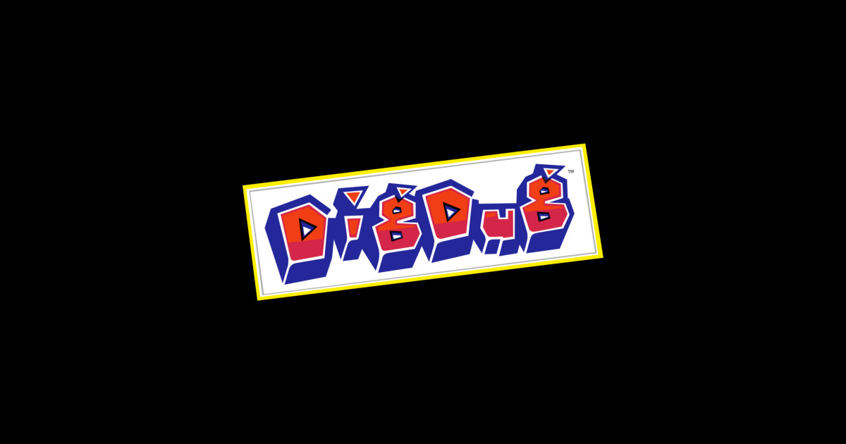 Dig Dug Logo - Dig Dug - Sticker | TeePublic