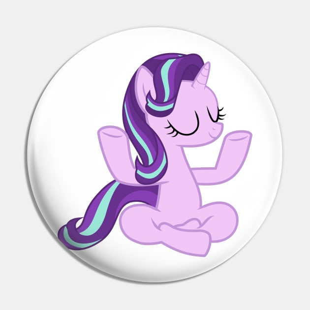 Starlight Glimmer Lotus Position Meditation Pin by Wissle