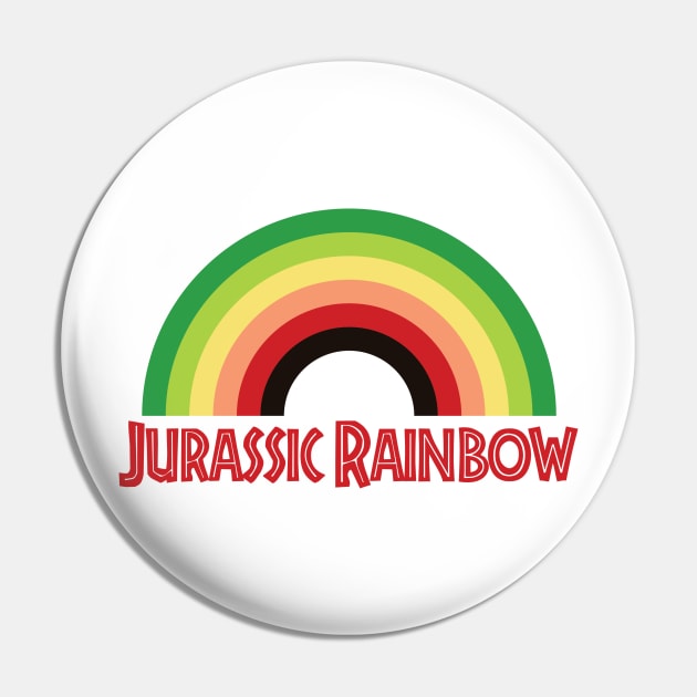 Jurassic Rainbow Pin by andyjhunter