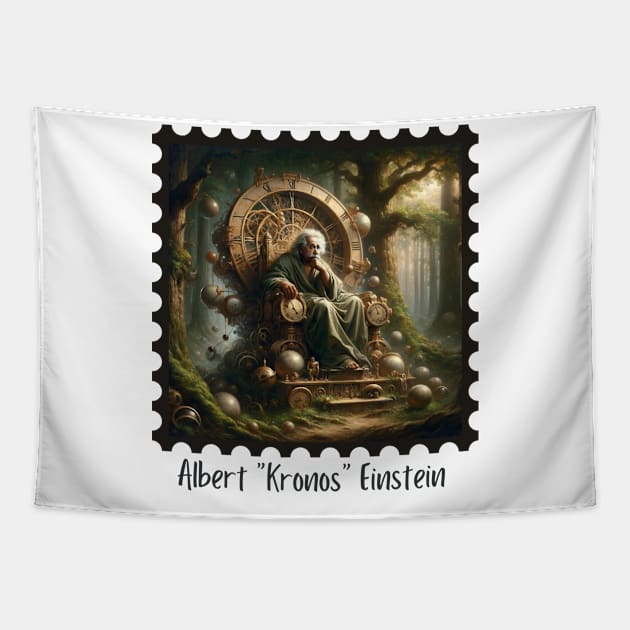 Albert Kronos Einstein III Tapestry by EarthisticWear