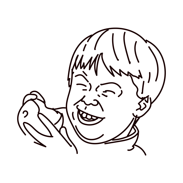 Apple eating kid Meme by Meme Gifts