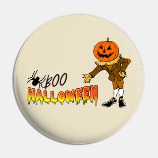 BOO HALLOWEEN Pin