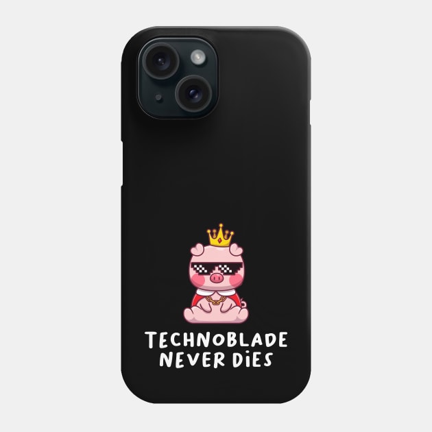 Technoblade never dies......Tribute to techno design Phone Case by Movielovermax