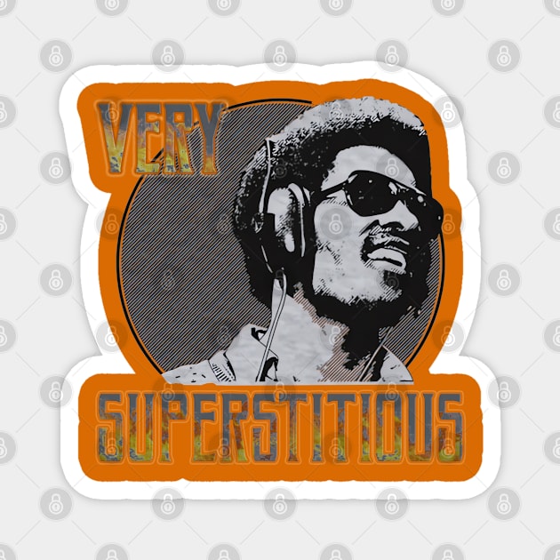 STEVIE VERY SUPERSTITION Magnet by elSALMA