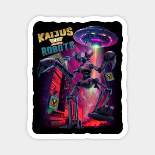 Kaijus vs Alien Robots from outer space Magnet