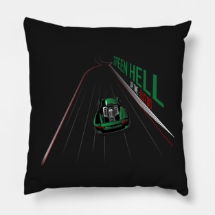 Porsche 918 Green hell Pillow