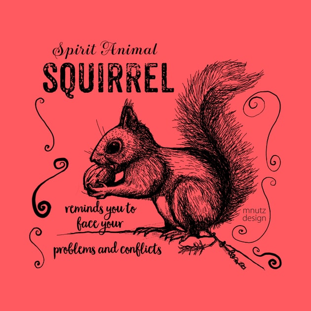 Spirit animal - squirrel black by mnutz