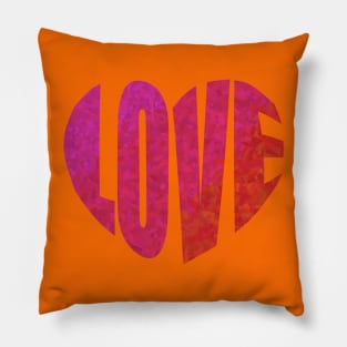 Love in heart shape Pillow