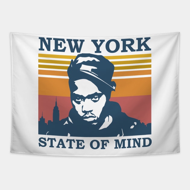 NY State of Mind Tapestry by Tee4daily