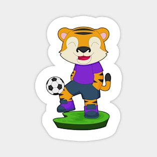 Tiger Soccer player Soccer Magnet