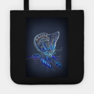 Blue Butterfly Tote