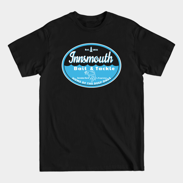 Discover Innsmouth Bait & Tackle - Lovecraft - T-Shirt