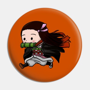 Chibi Nezuko Running Pin