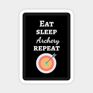 Eat Sleep Archery Repeat Magnet